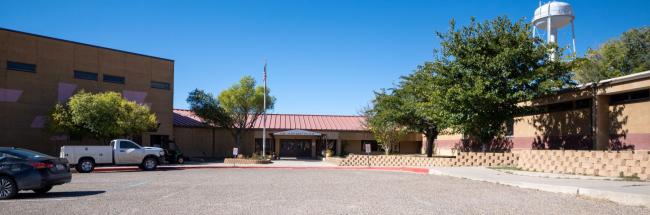 school building front entrance